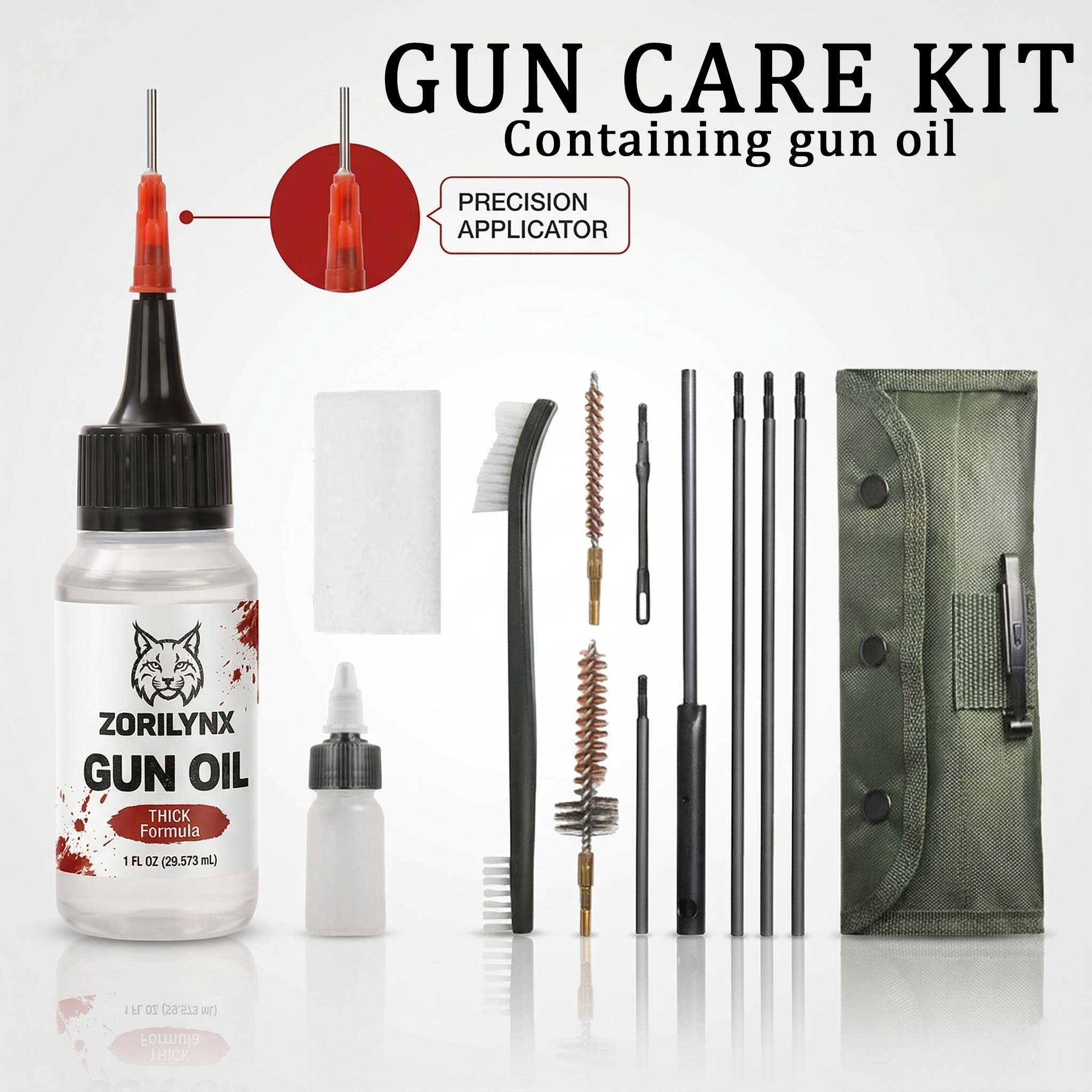 Gun Cleaning Rod - Professional Gun Cleaning Kit with Precision