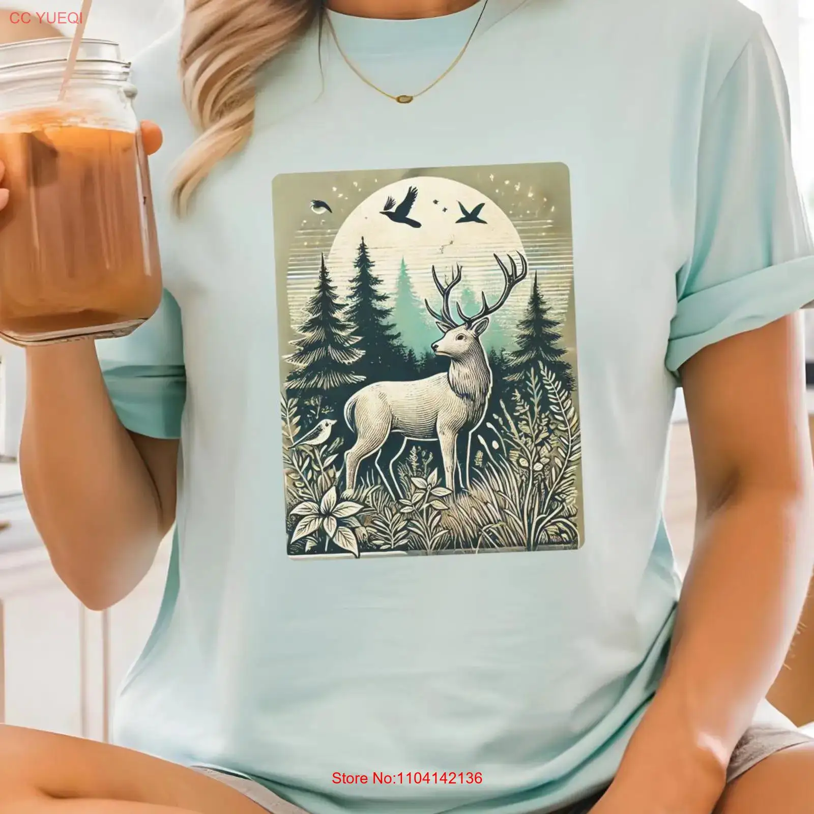 Hunting Outdoor Shirts - Vintage Deer T Shirt Retro Hunting