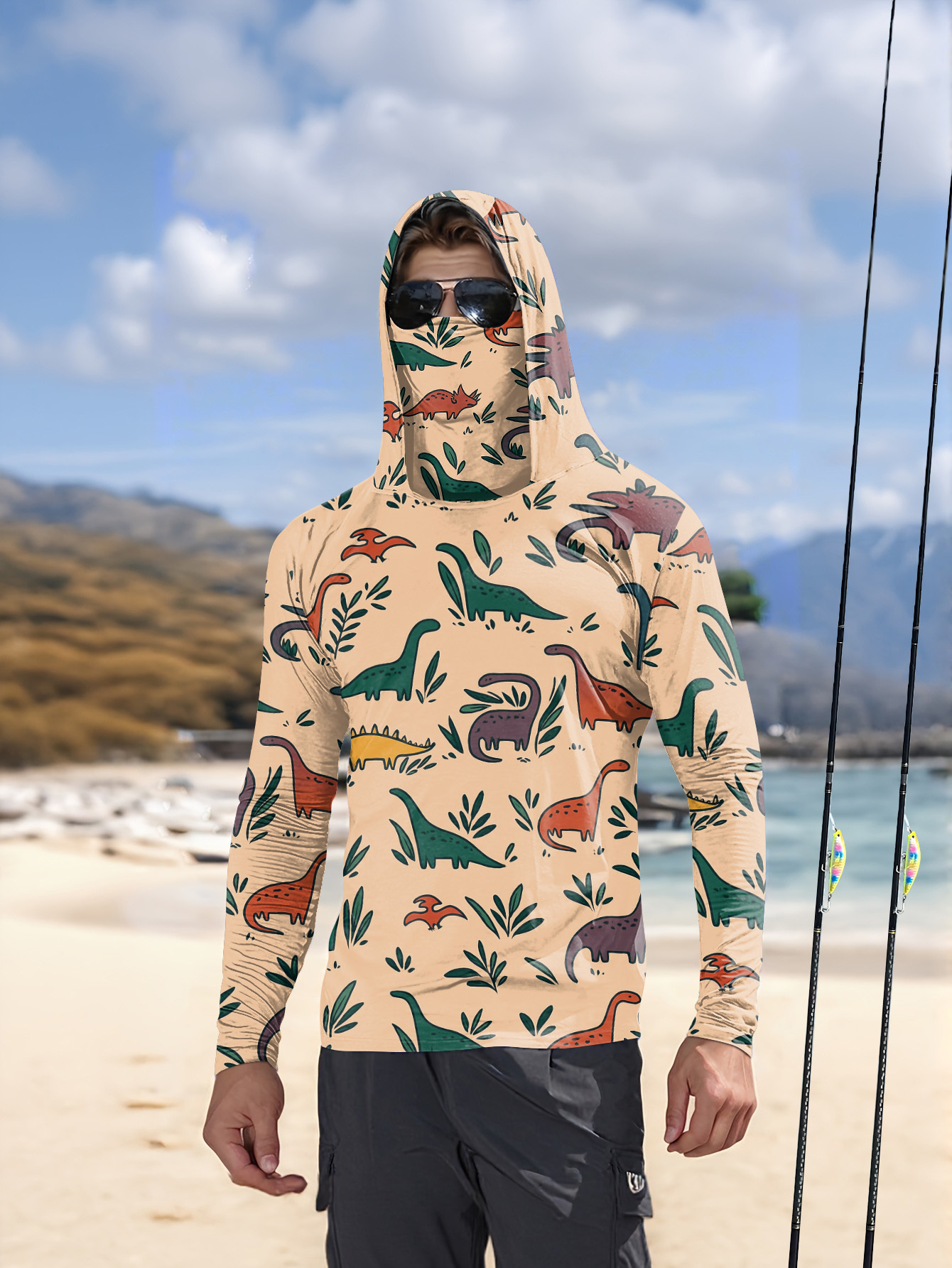 Fishing hooded sweatshirt for  - Hunting Outdoor Shirts incelemesi ve fiyatı