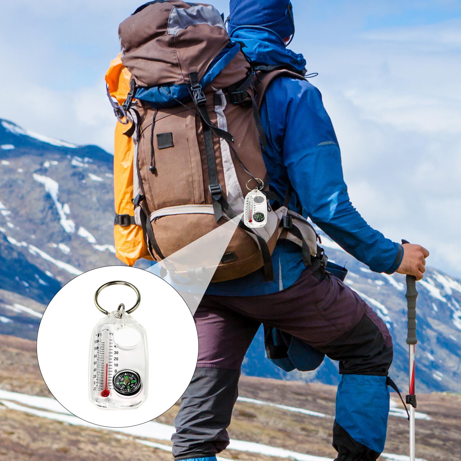 Portable Outdoor Keychain Comp - Hunting Outdoor Thermometer incelemesi ve fiyatı