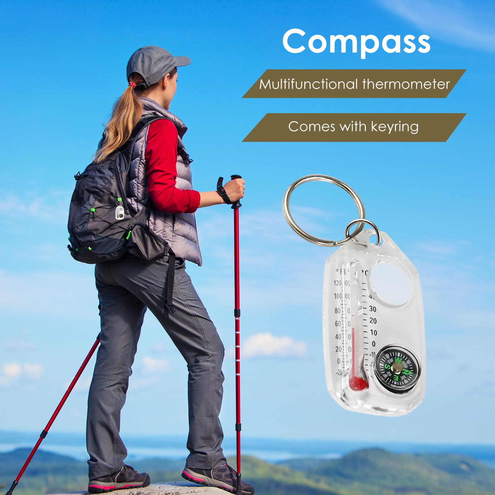 Portable Outdoor Keychain Comp - Hunting Outdoor Thermometer incelemesi ve fiyatı