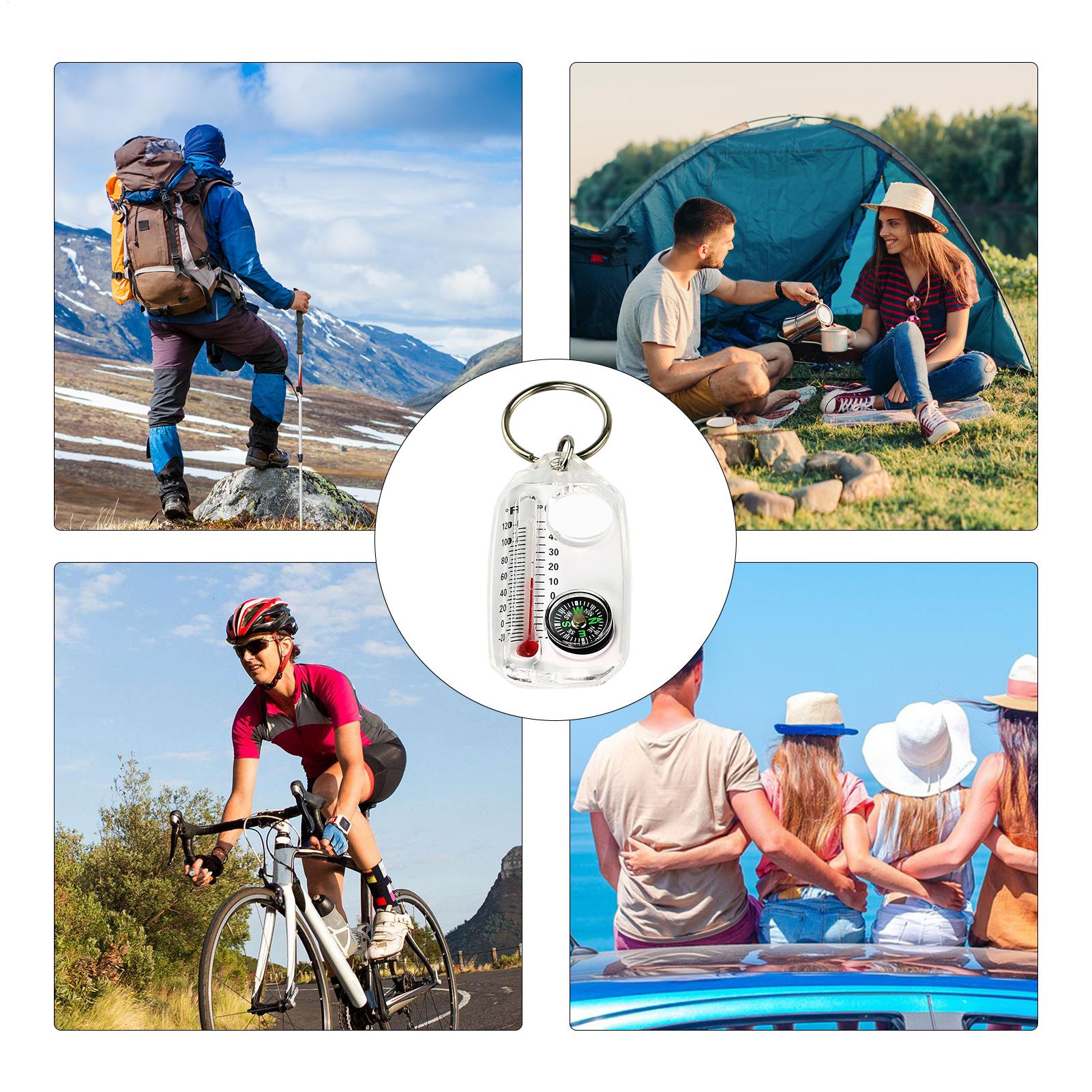 Portable Outdoor Keychain Comp - Hunting Outdoor Thermometer incelemesi ve fiyatı