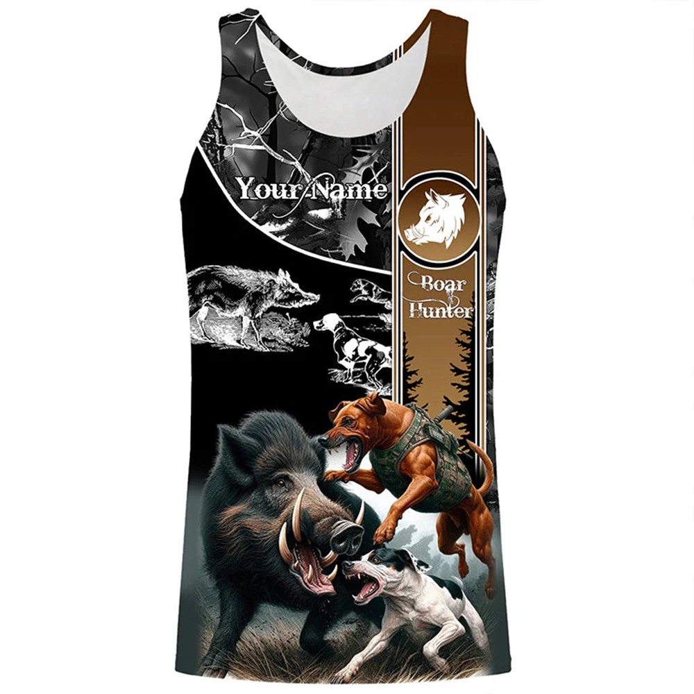 Custom Name Boar Hunter Tank T - Wildman Hunting & Outdoor Vanderbijlpark incelemesi ve fiyatı