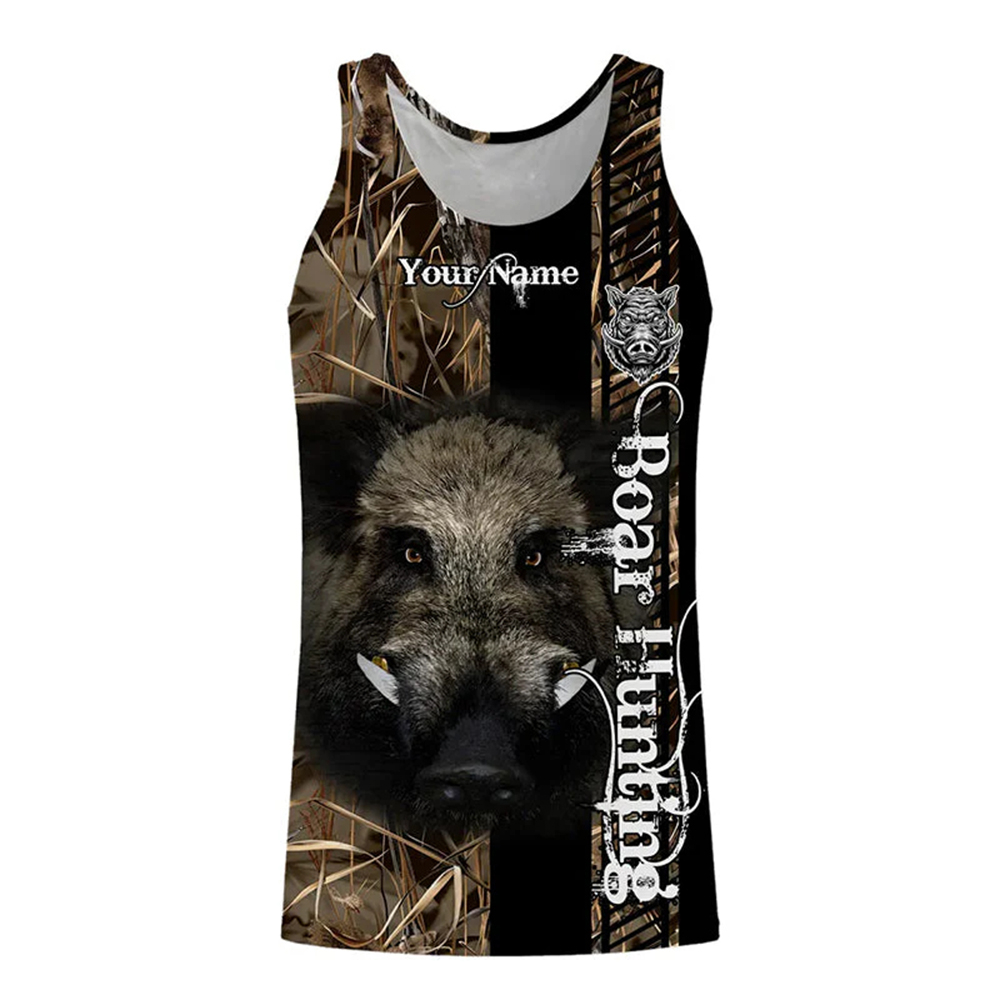 Custom Name Boar Hunter Tank T - Wildman Hunting & Outdoor Vanderbijlpark incelemesi ve fiyatı
