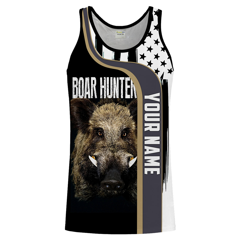 Custom Name Boar Hunter Tank T - Wildman Hunting & Outdoor Vanderbijlpark incelemesi ve fiyatı
