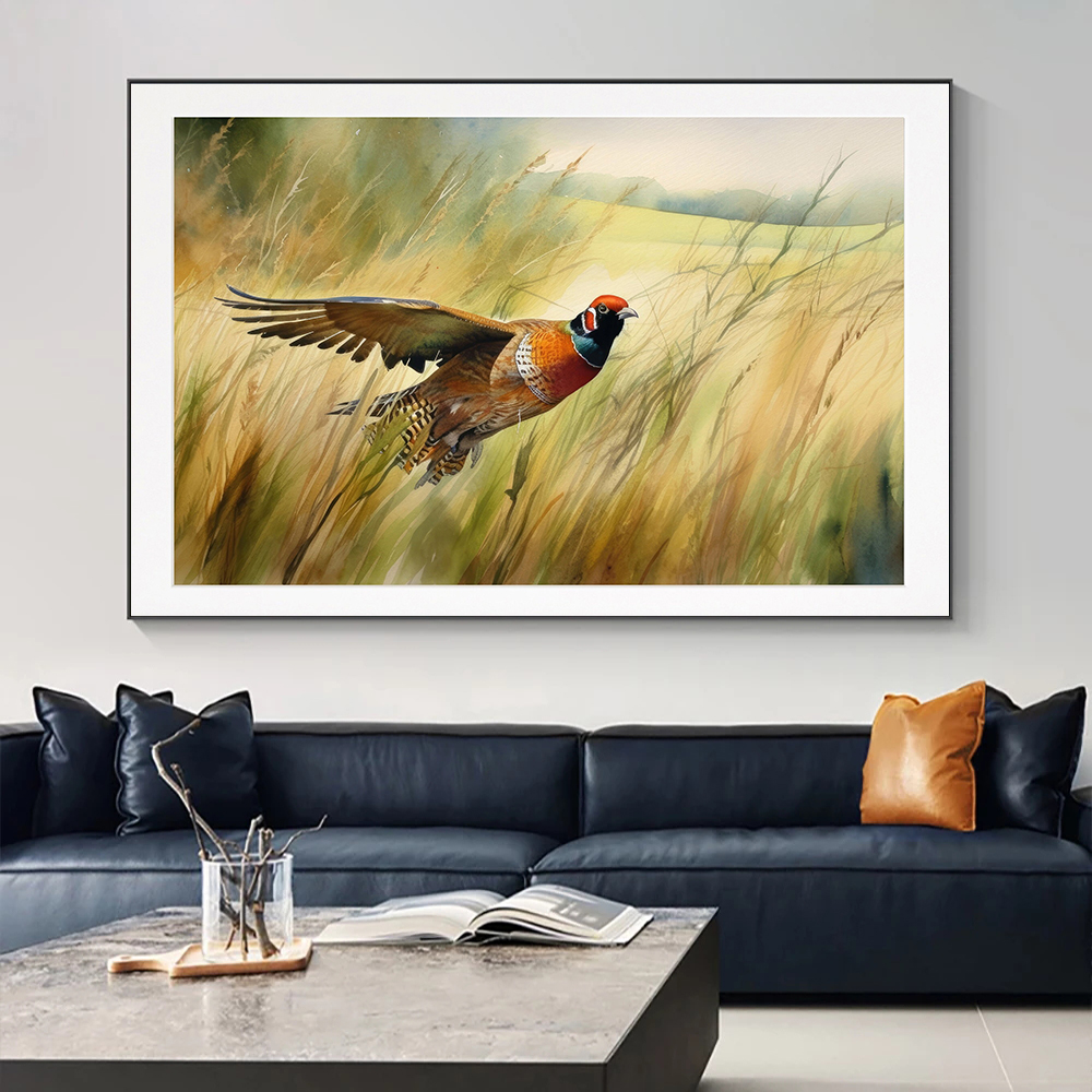 Watercolor Hunting Illustratio - Outdoor Hunting Paintings incelemesi ve fiyatı