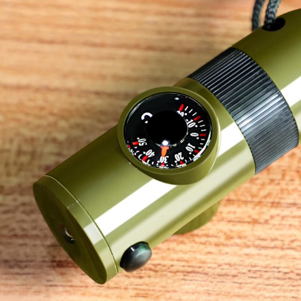 7-In-1 Multifunctional Whistle - Hunting Outdoor Thermometer incelemesi ve fiyatı