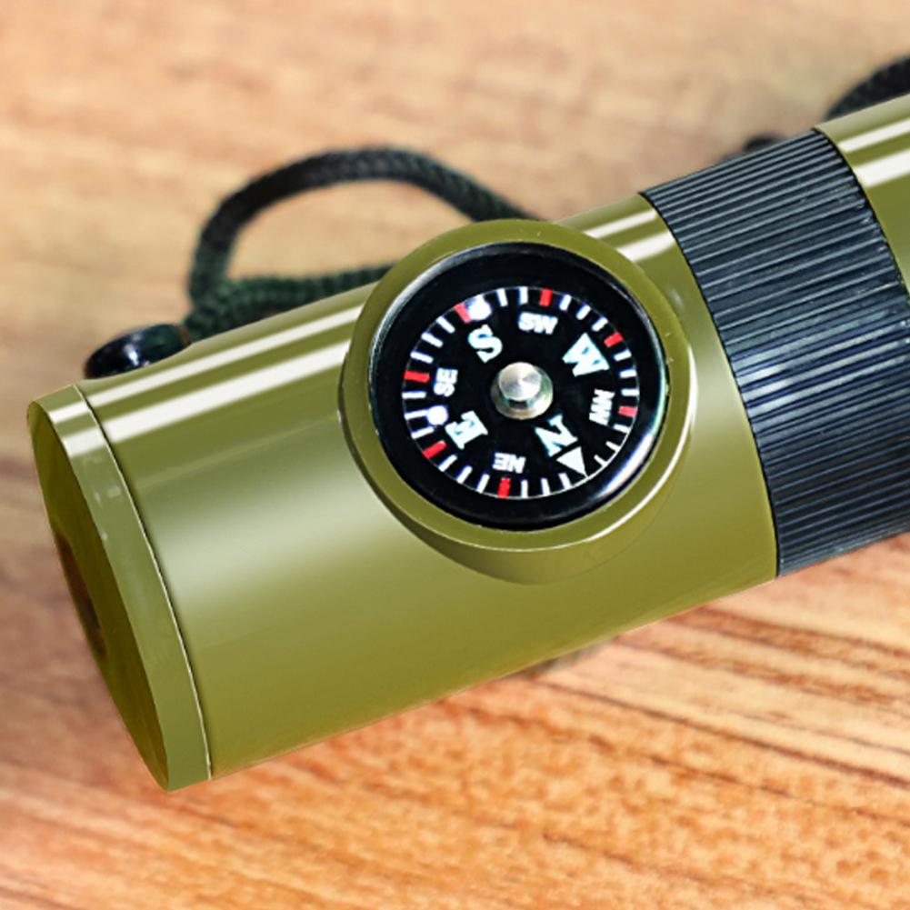 7-In-1 Multifunctional Whistle - Hunting Outdoor Thermometer incelemesi ve fiyatı