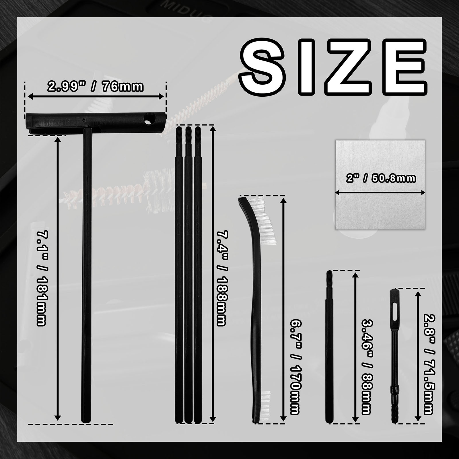 Gun Cleaning Kit with Nylon Br - Gun Cleaning Rod incelemesi ve fiyatı