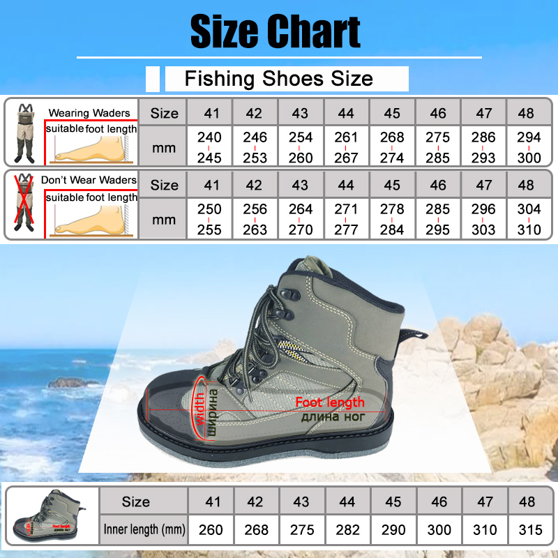 Men Fishing Shoes Wading Fishi - Hunting Boot Insole incelemesi ve fiyatı