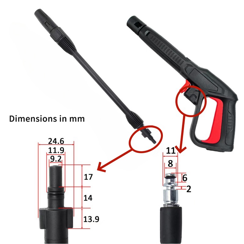 High Pressure Cleaning Gun Ext - Gun Cleaning Rod incelemesi ve fiyatı