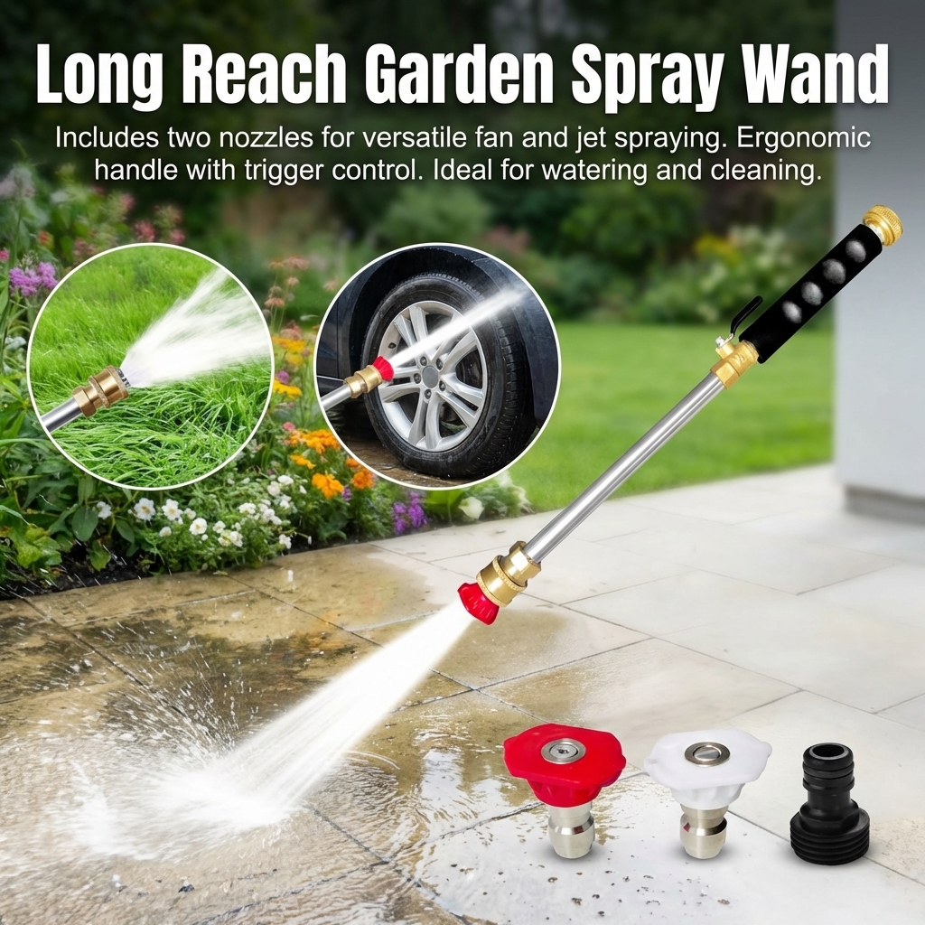 High-Pressure Water-Gun with 2 - Gun Cleaning Rod incelemesi ve fiyatı