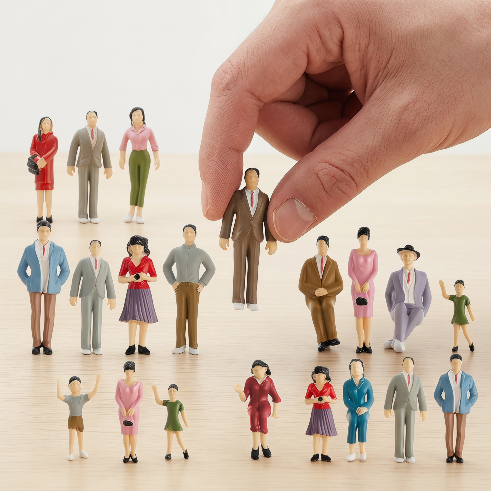 14pcs Miniature People 1:25 Sc - G&T Hunting & Outdoor Gun Shop Photos incelemesi ve fiyatı