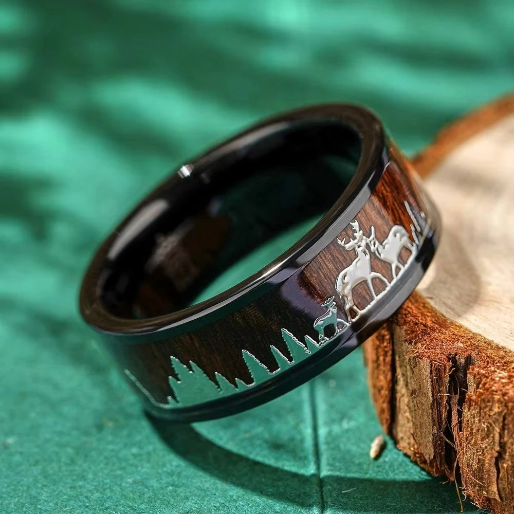Fashion 8mm Koa Wood Inlay Dee - Wildman Hunting & Outdoor Vanderbijlpark incelemesi ve fiyatı