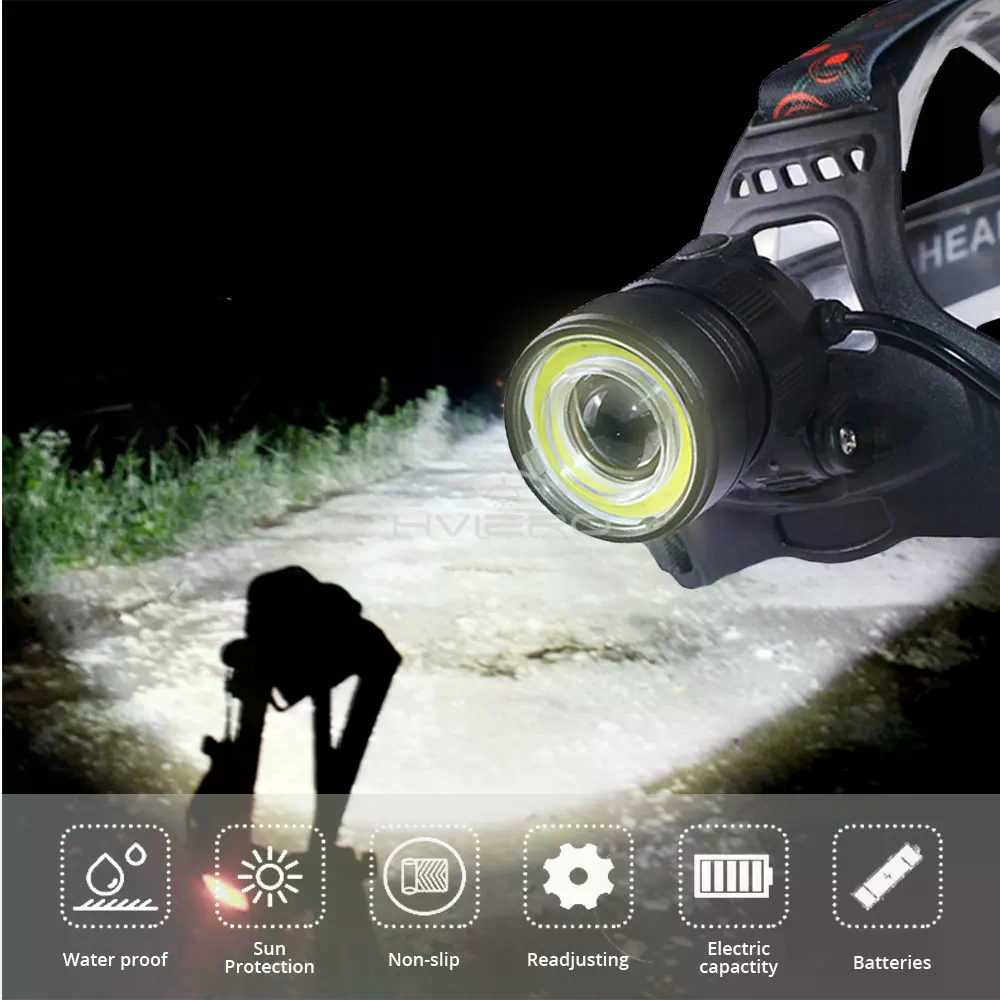 T6 Cob Torch Flashlight Head L - Hunting Outdoor Jobs incelemesi ve fiyatı